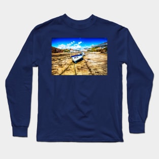 Hope Cove, Devon Fishing Boats On The Beach Long Sleeve T-Shirt